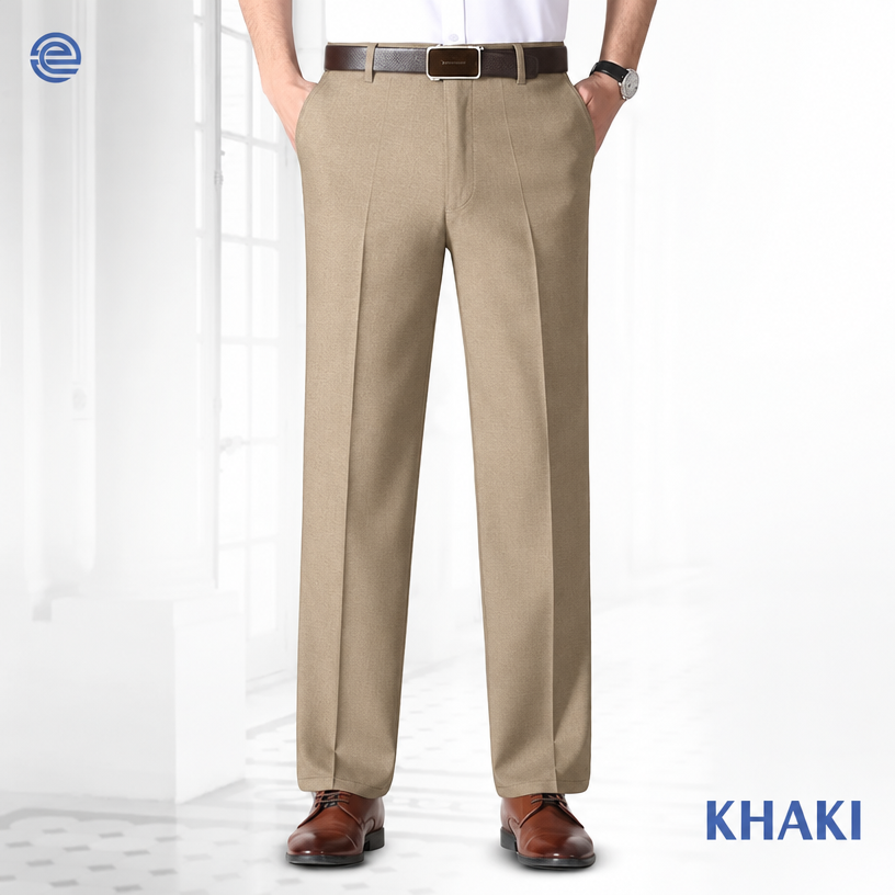 Men's Classic Ice Silk High Waist Comfort Pants