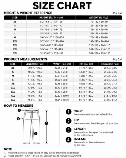 Men's Stretch 100% Cotton Loose Fit Jeans with Elastic Drawstring Waist
