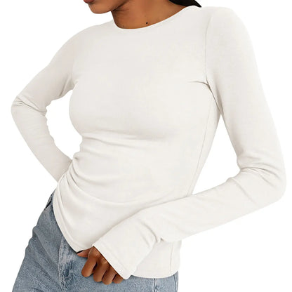 Women's Casual Long Sleeve Crew Neck Top