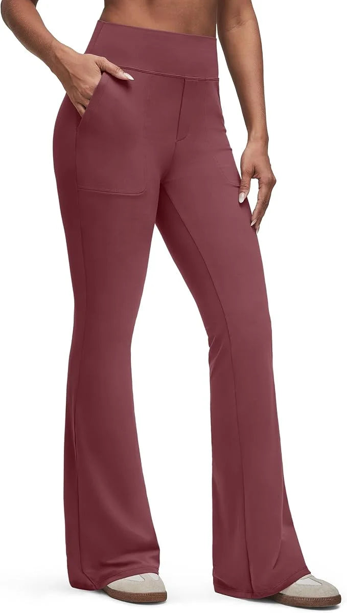 Women's High-Waisted Bootcut Flare Leggings