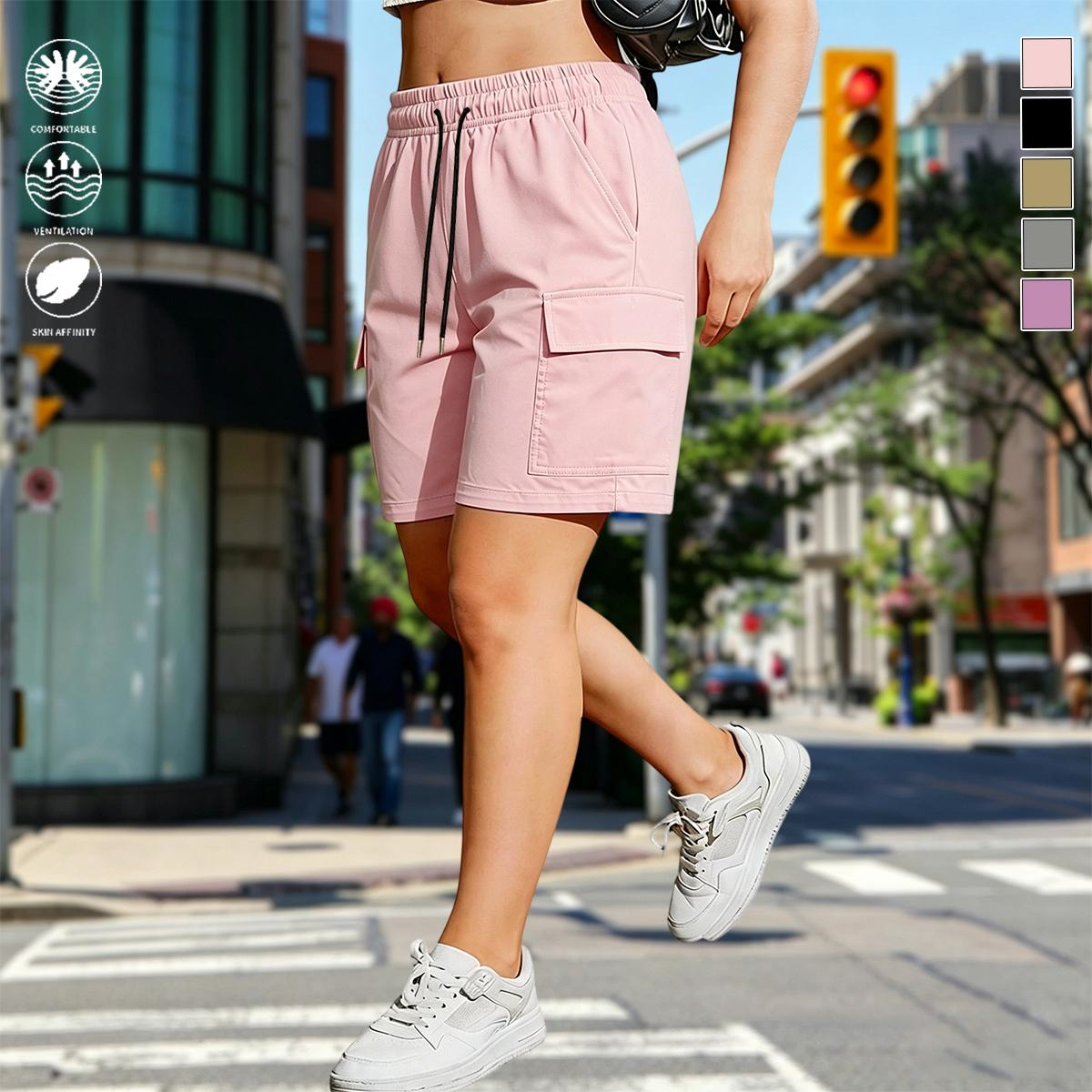 【LAST DAY SALE】Women's outdoor cargo shorts—multi-pocket design.