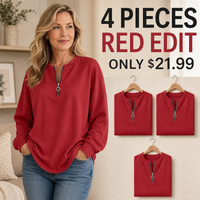 4-Piece Red Set - $21.99