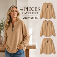 4-Piece Camel Set - $21.99