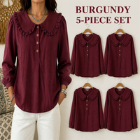 5-Piece Burgundy Set - $22.99