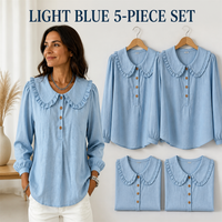 5-Piece Light Blue Set - $22.99