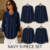 5-Piece Navy Set - $22.99