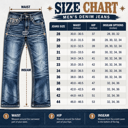 💥 EXCLUSIVE DEAL | Jeans for Men - Premium Western Denim Collection
