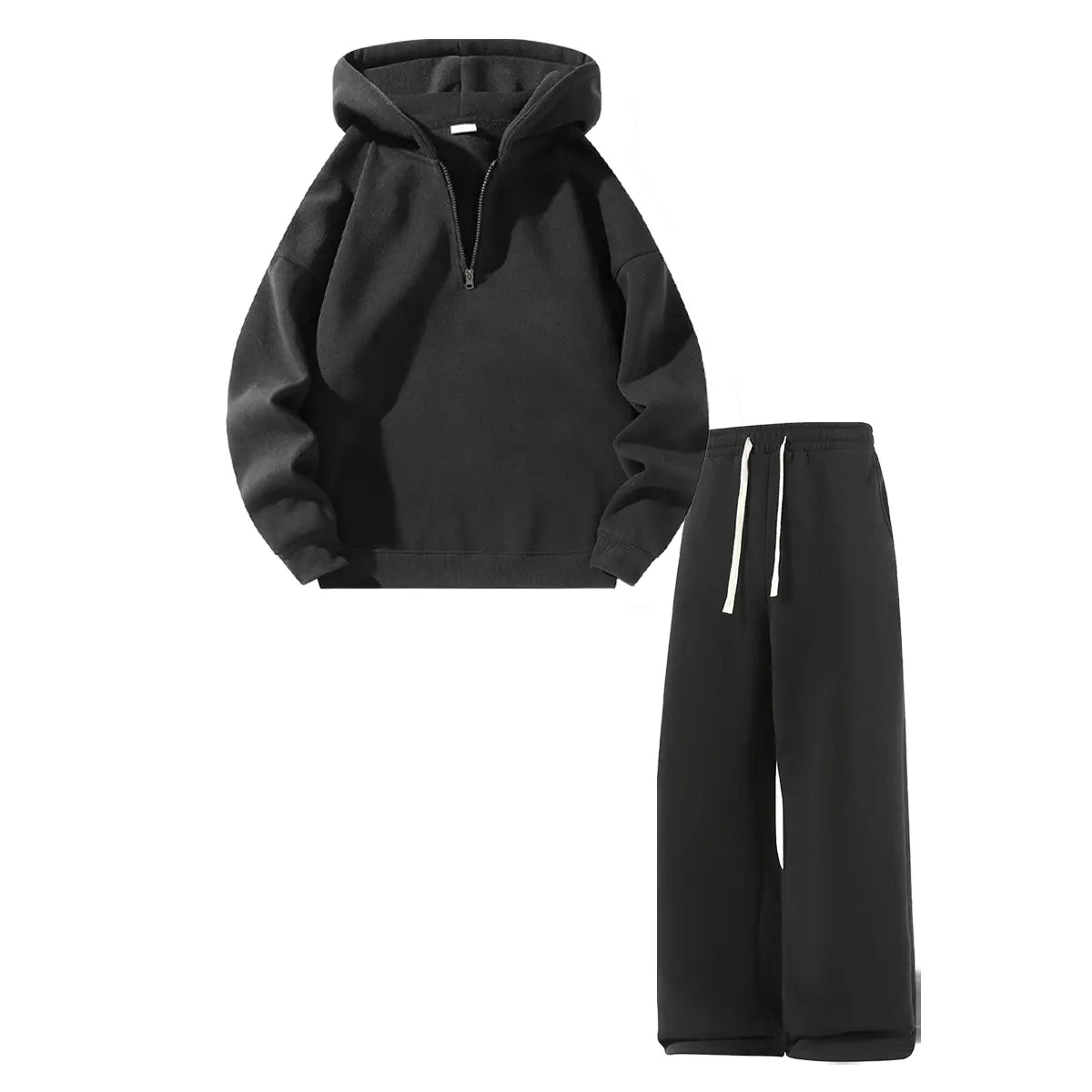 Men's Cotton 2-Piece Vintage Knit Tracksuit Set