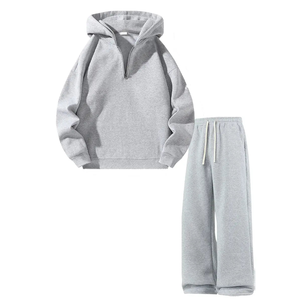 Men's Cotton 2-Piece Vintage Knit Tracksuit Set