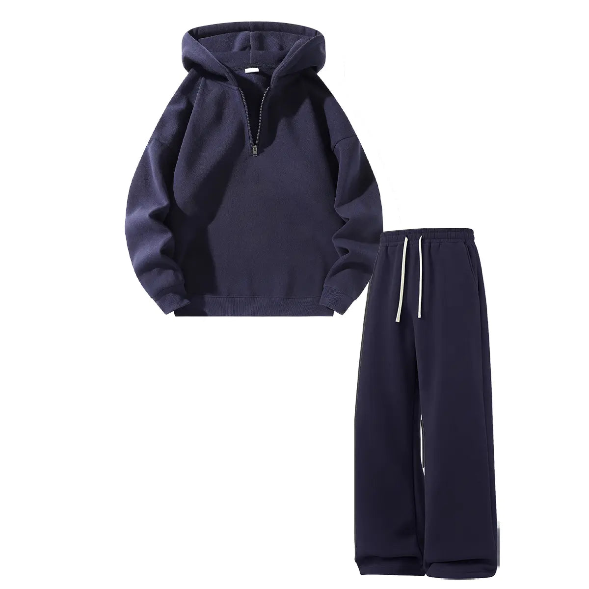 Men's Cotton 2-Piece Vintage Knit Tracksuit Set
