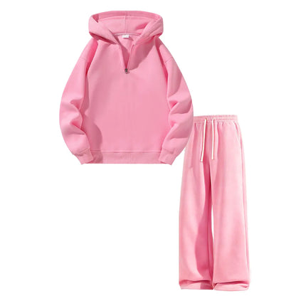 Men's Cotton 2-Piece Vintage Knit Tracksuit Set