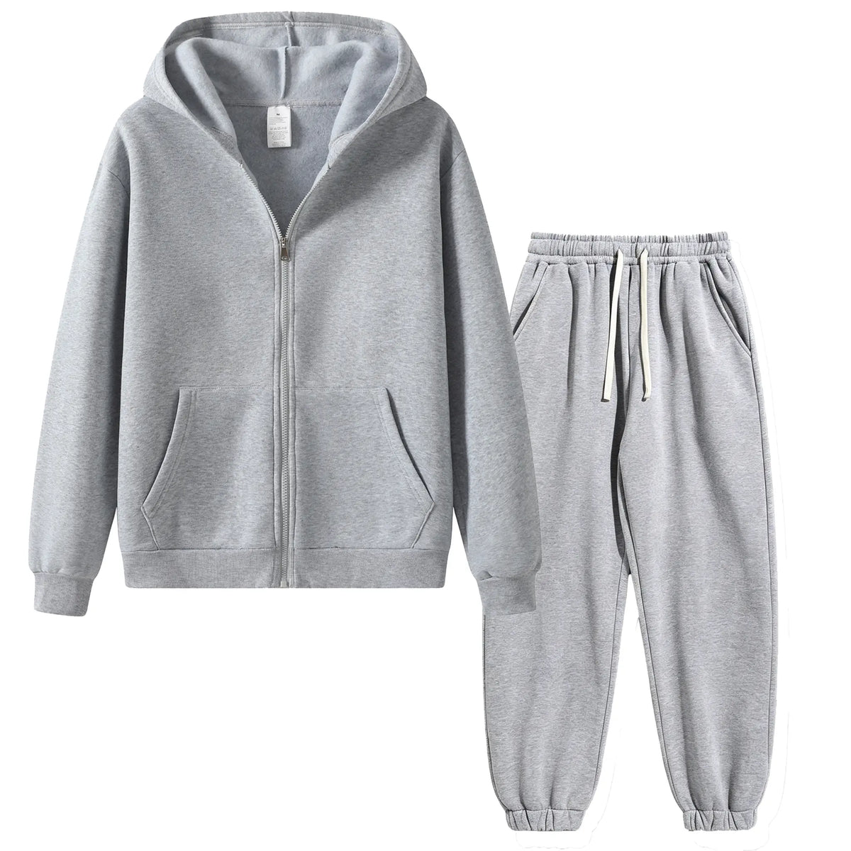 Men's Cotton 2-Piece Vintage Knit Tracksuit Set