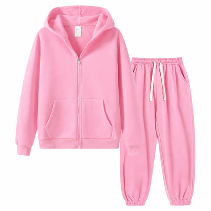 Men's Cotton 2-Piece Vintage Knit Tracksuit Set