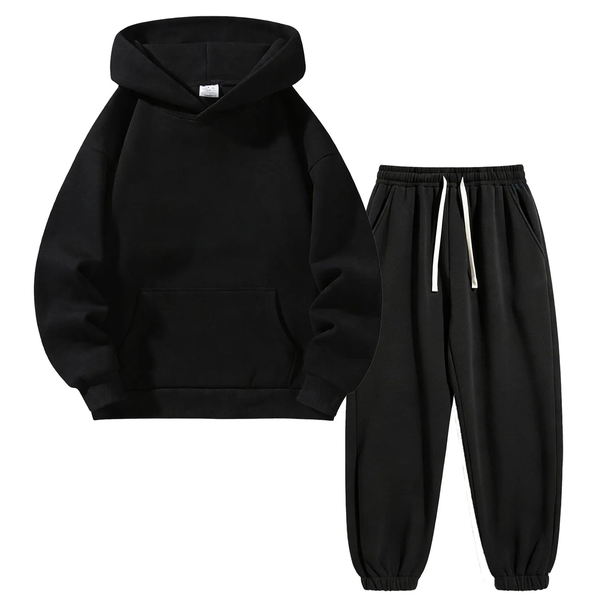 Men's Cotton 2-Piece Vintage Knit Tracksuit Set