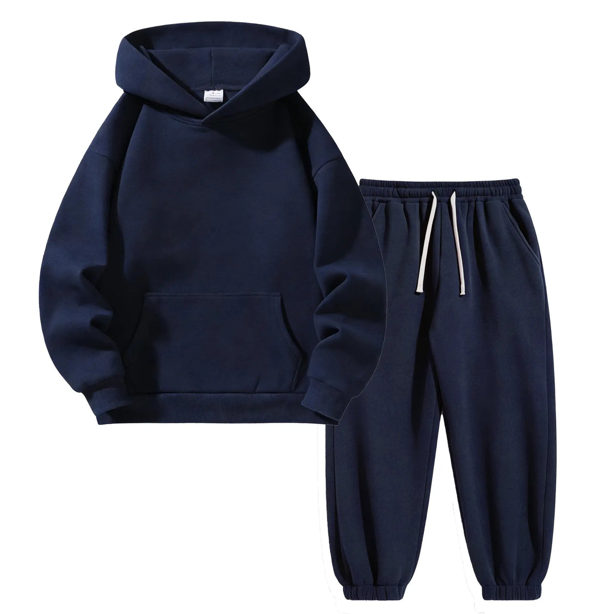 Men's Cotton 2-Piece Vintage Knit Tracksuit Set