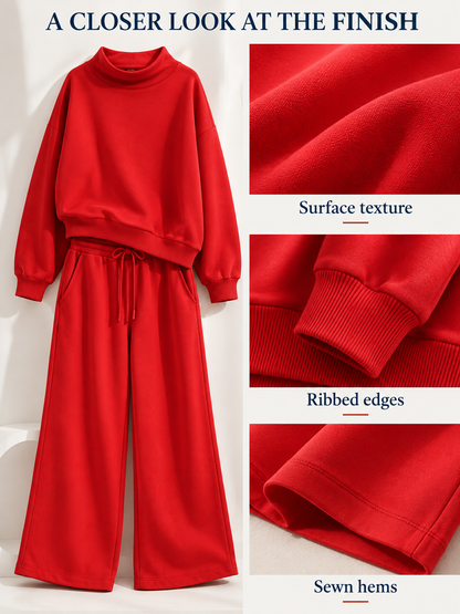 🏭 FACTORY LIMITED-TIME SALE | Women's Matching Sweatshirt & Wide-Leg Pants Sets – 2 Sets $22.99 / 4 Sets Only $24.99