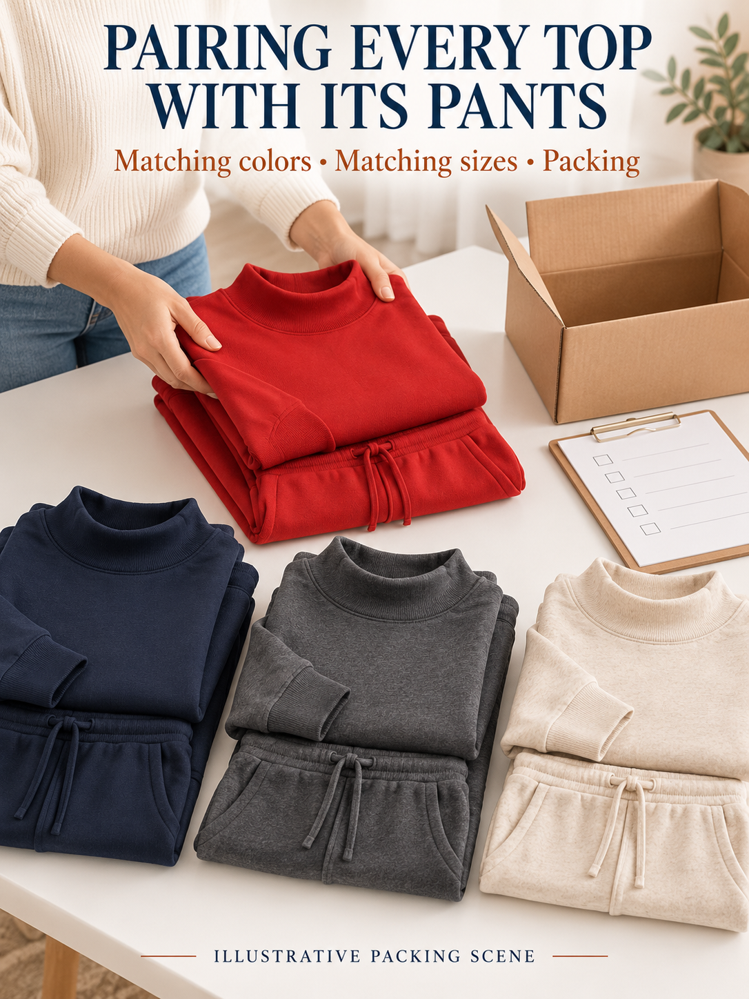 🏭 FACTORY LIMITED-TIME SALE | Women's Matching Sweatshirt & Wide-Leg Pants Sets – 2 Sets $22.99 / 4 Sets Only $24.99
