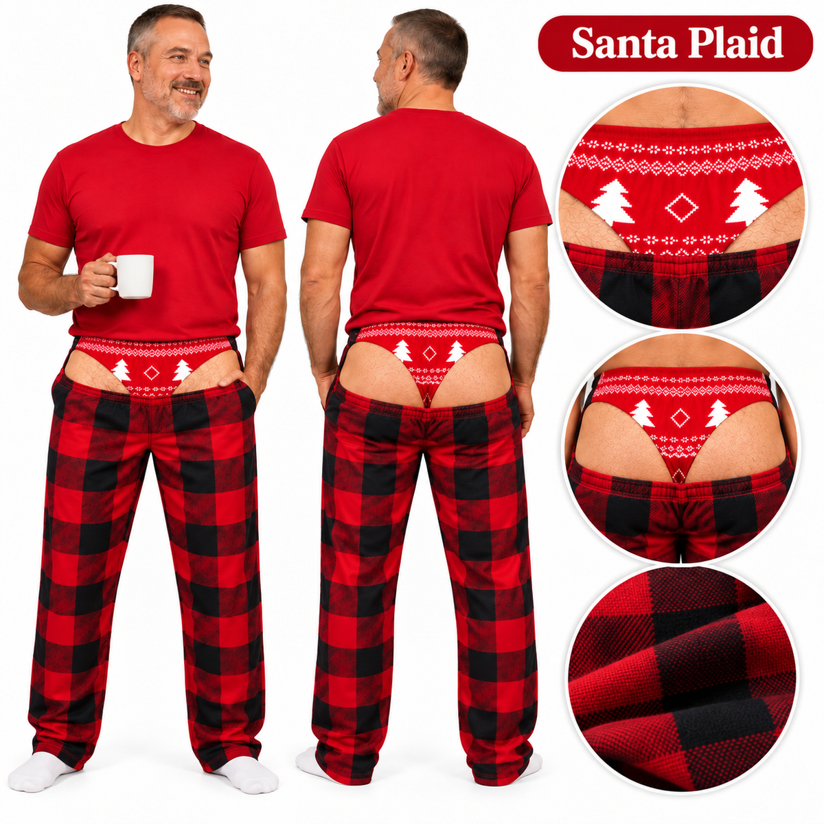 🔥 BESTSELLER 5PCS $24.99|Men's Christmas Pajama Pants