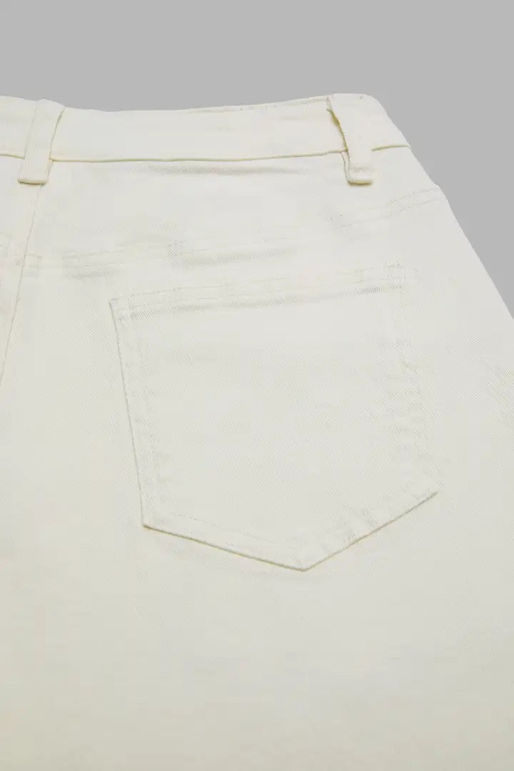 🔥 Last Day to Save: Mid-Rise Straight-Leg Pants with Patch Pockets