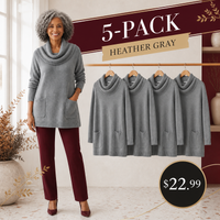 5-Pack - Heather Gray