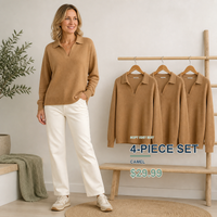 4-Piece Set - Camel