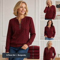 5-Piece Set - Burgundy