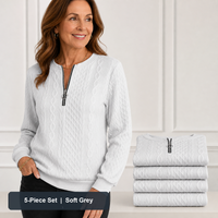 5-Piece Set - Soft Grey