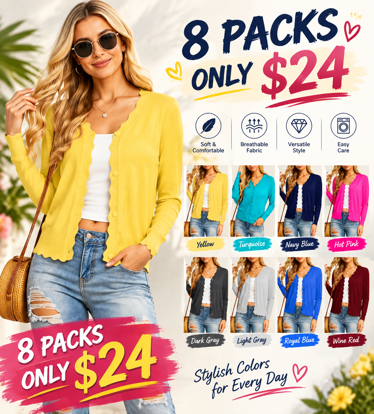 Cardigan Sweaters for Women Lightweight