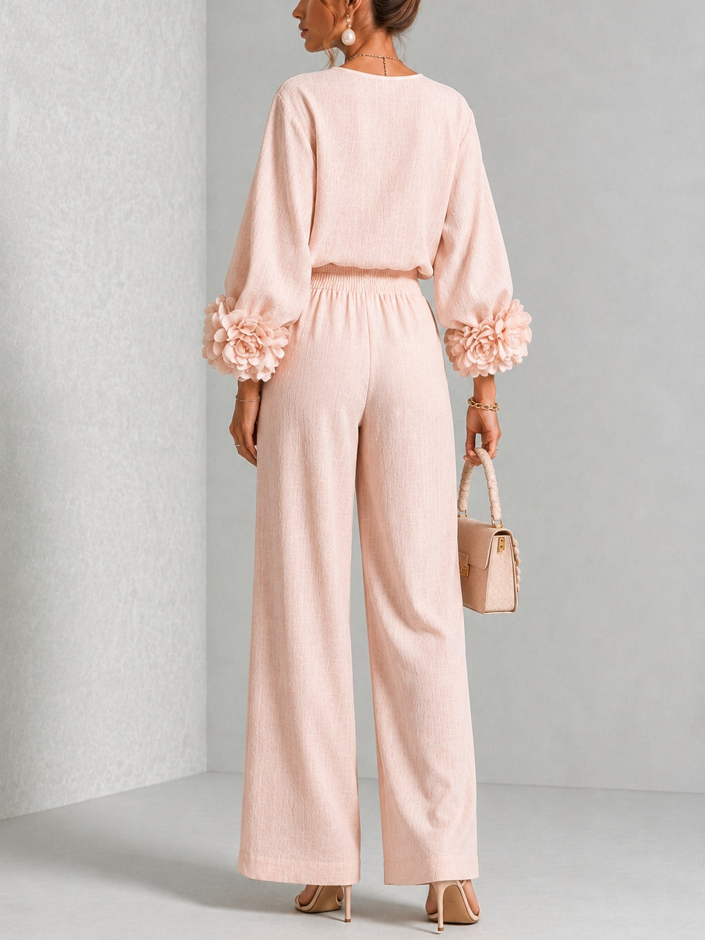 FLORAL CUFF TWO-PIECE SET