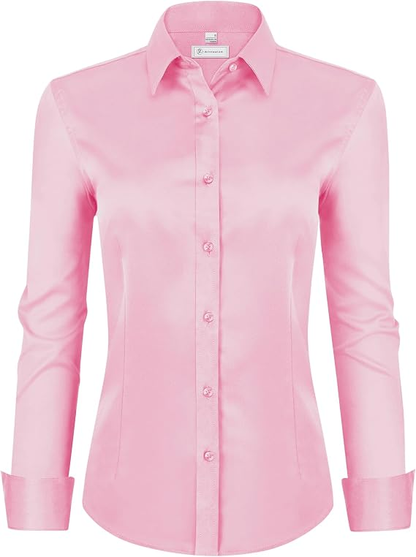 【LAST DAY SALE】Women Classic-Fit Dress Shirts