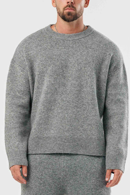 Men's Classic Knit Sweater Set – Everyday Comfort Outfit