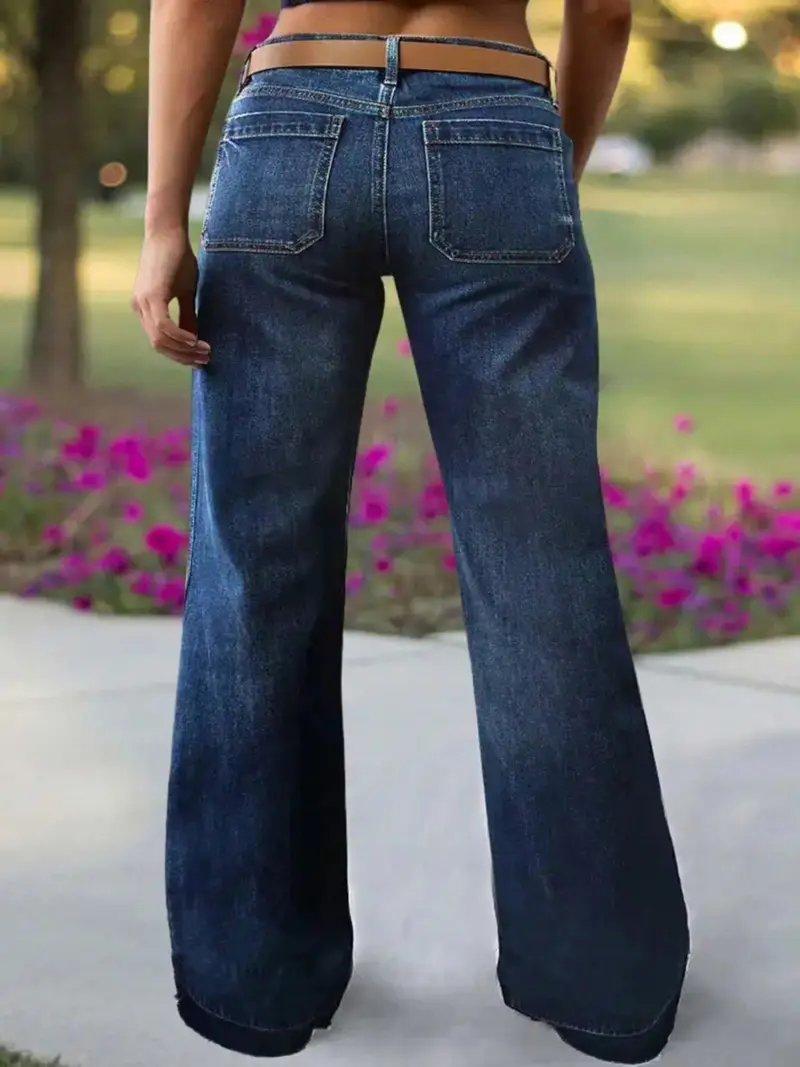 Women's Loose Straight Leg Denim Jeans