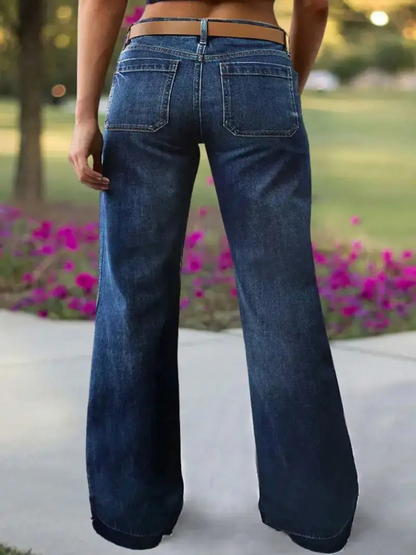 Women's Loose Straight Leg Denim Jeans