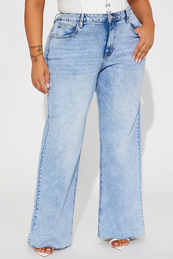 So Valid Stretch Wide Leg Jeans
