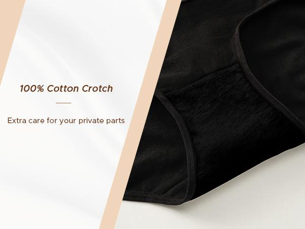 10-Pack Women's High Waisted Cotton Panties – Soft Breathable Full Coverage Briefs