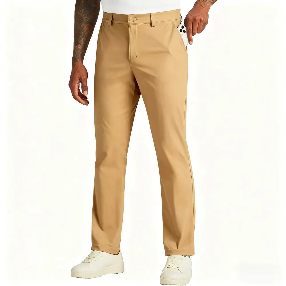 Men's Stretch Straight-Leg Golf Pants