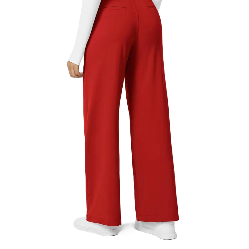 Flex High Waist Pleated Work Pants