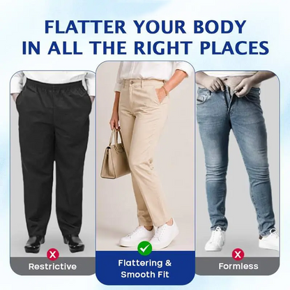 🔥Hot Sale💥Women's Multi-Pocket Stretch Comfort Pants🔥8-Pack - All Colors Included