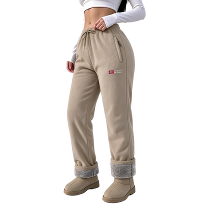 Women's Fleece-Lined Warm Long Pants