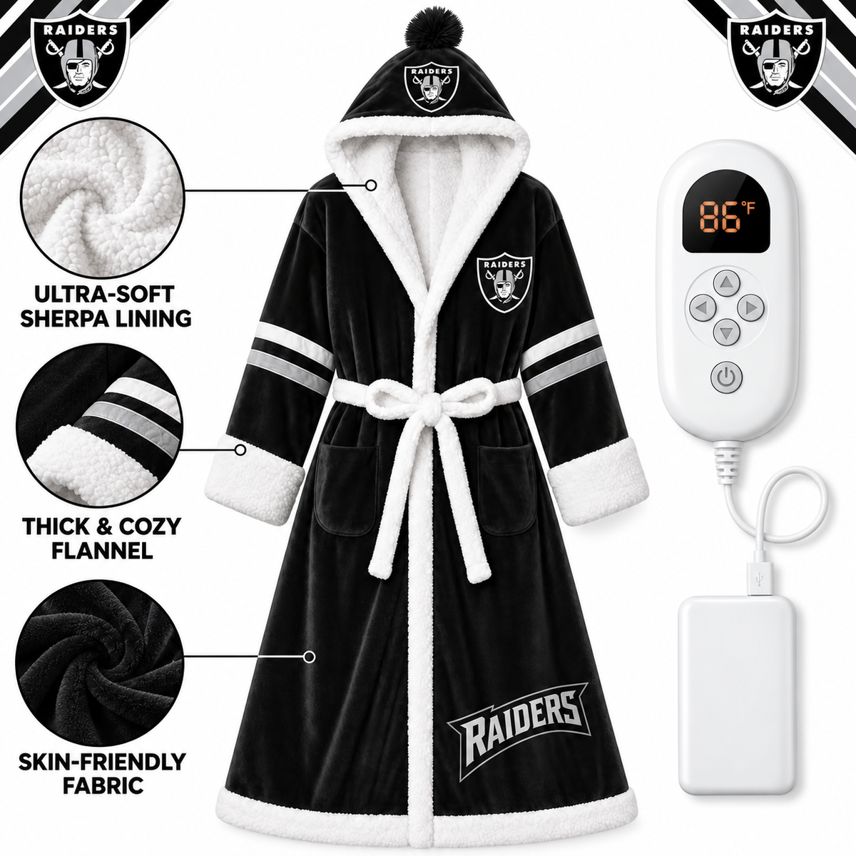 🤲The Gameday Heated Robe