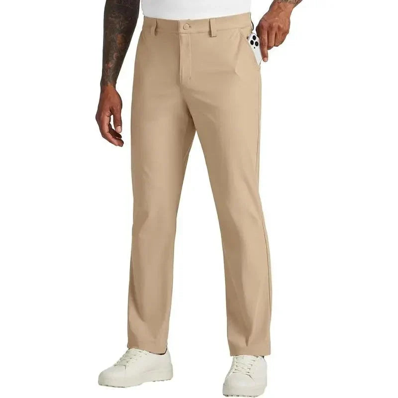 Men's Stretch Straight-Leg Golf Pants