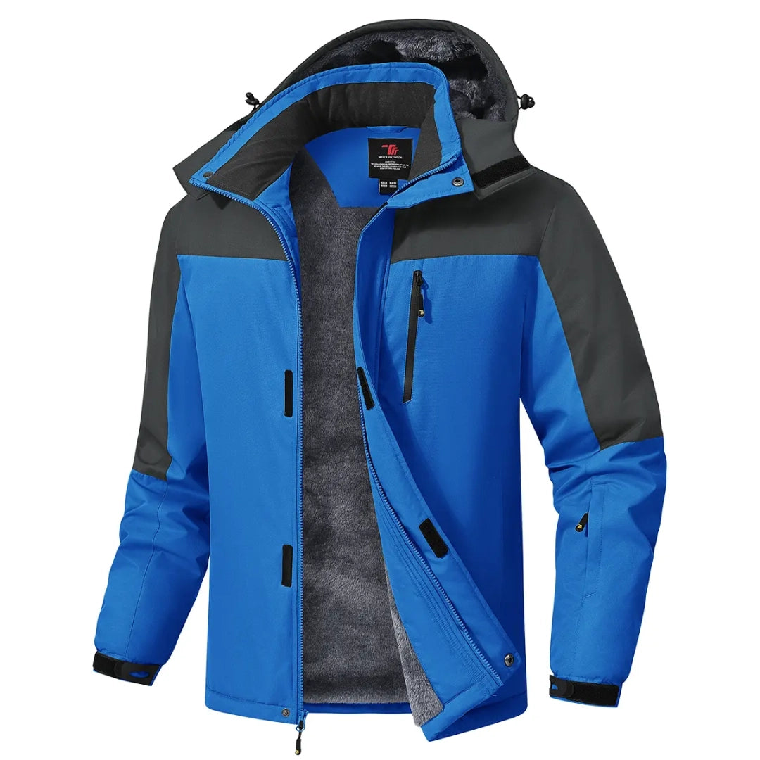 Men's Winter Ski Snow Jacket Waterproof Windproof Fleece Lined