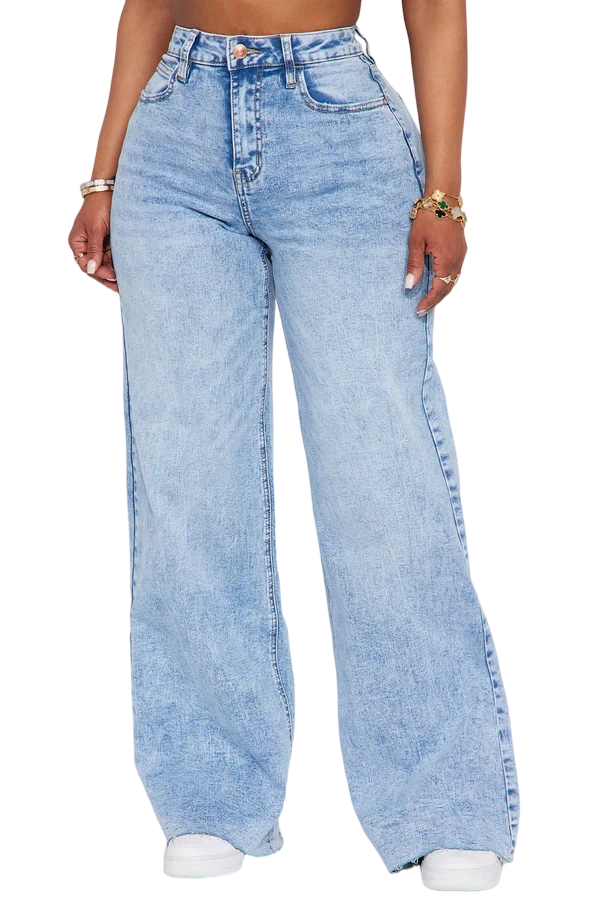 So Valid Stretch Wide Leg Jeans