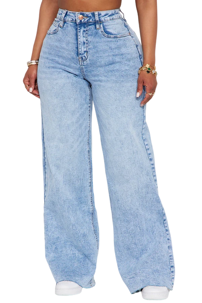 So Valid Stretch Wide Leg Jeans