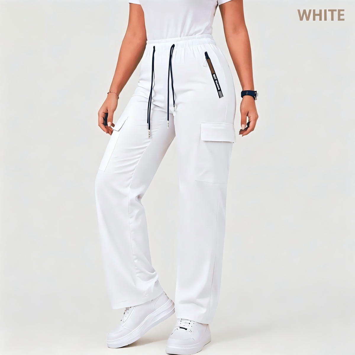 Women's Stretch Multi-Pocket Cargo Pants