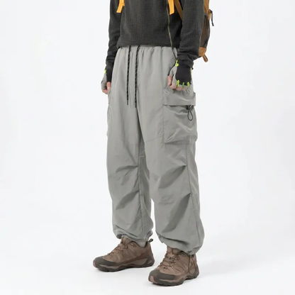 Unisex Loose-Fit Hiking Pants — Lightweight, Water-Repellent, Quick-Drying Outdoor Trousers