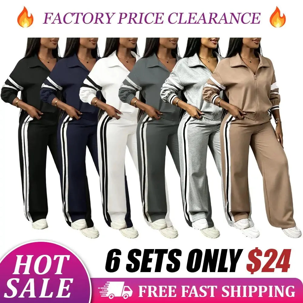 Women's Two-Piece Sporty Casual Set