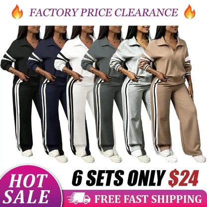 Women's Two-Piece Sporty Casual Set
