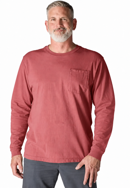 Men’s Heavyweight Pocket T-Shirt Duo – Short & Long Sleeve