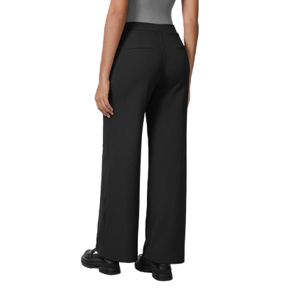 Flex High Waist Pleated Work Pants